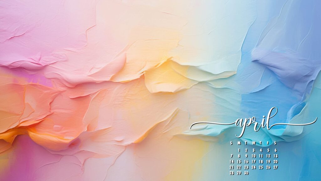 Pastel April Background Wallpaper