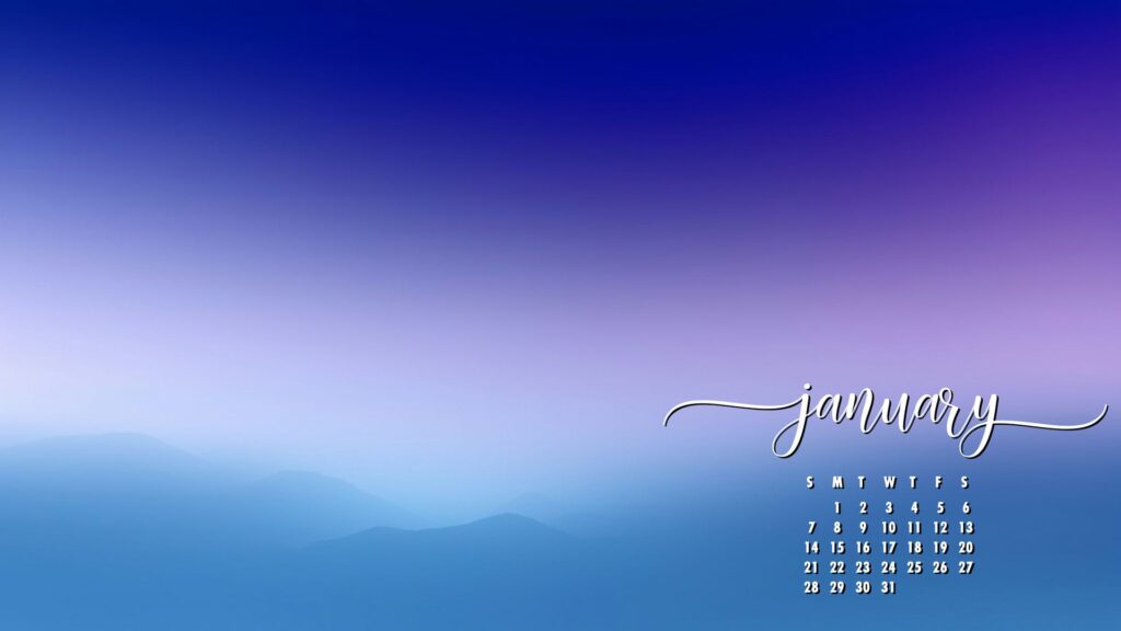 Simple January Background