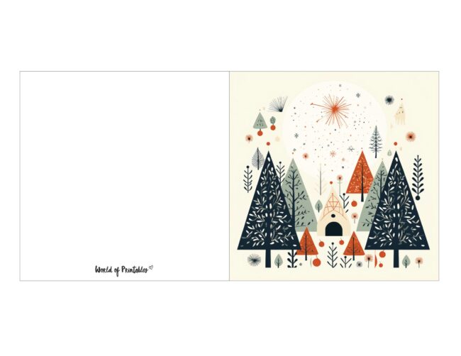 free printable christmas cards contemporary design