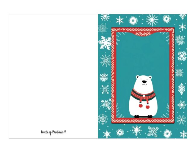 free printable christmas cards for kids