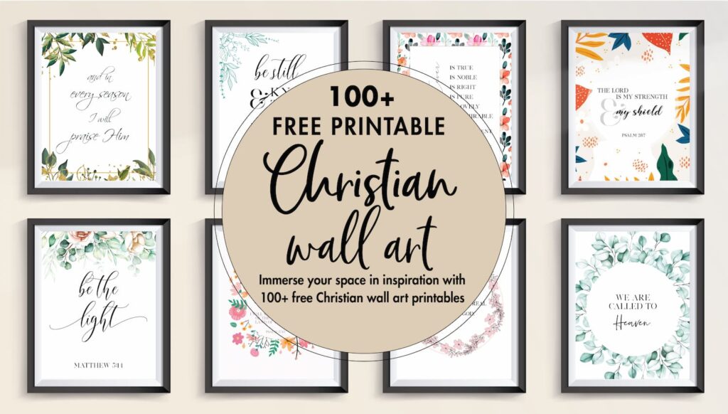 Christian Wall Art - World of Printables