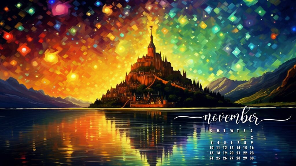 Colorful November Desktop Wallpaper