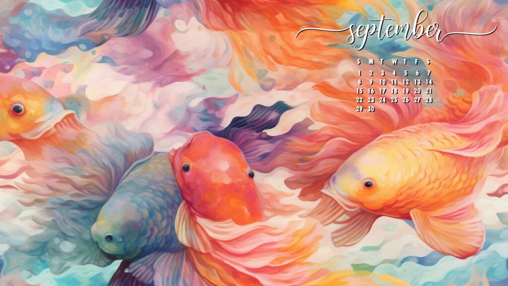 Colorful September Background Wallpaper