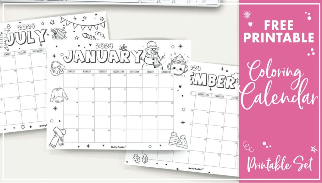 World of Printables - Choose from 1000's of Free Printables & 2024 Calendars, Planners, Digital Planners, Coloring Pages, Kids Games & Activities, Party  Printables, Banners