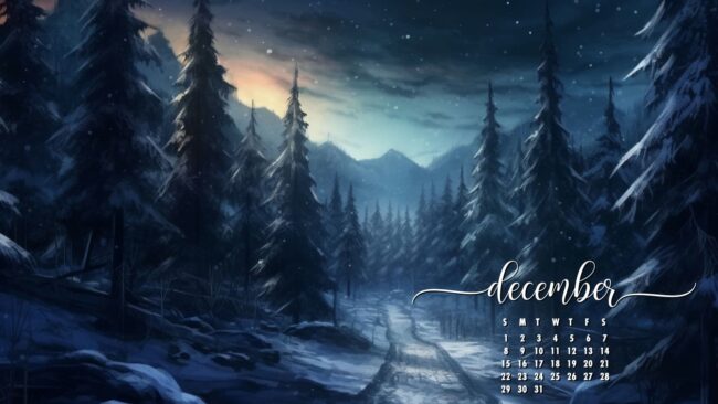 December Calendar Wallpaper | 100 Best Desktop & Phone Backgrounds