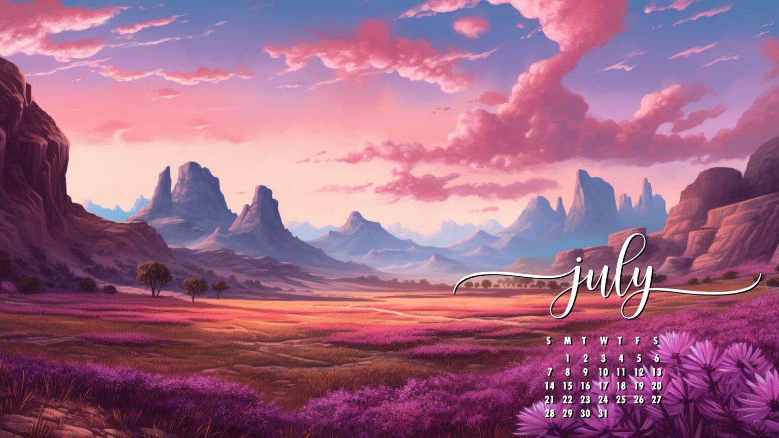 July Calendar Wallpaper 80 Best Styles For Your Desktop Or Phone