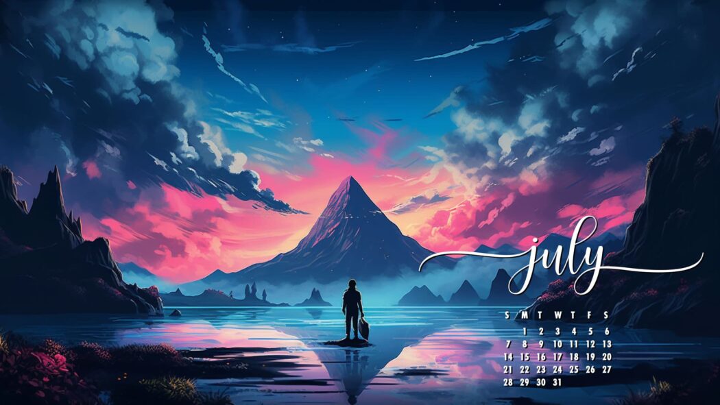 July Calendar Wallpaper 80 Best Styles For Your Desktop Or Phone