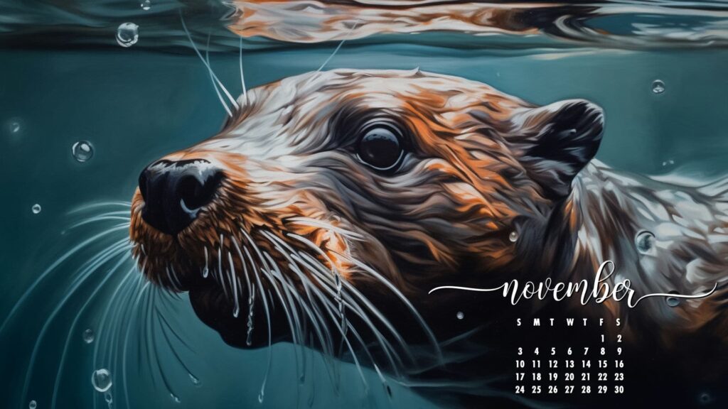 Seal November Desktop Wallpaper