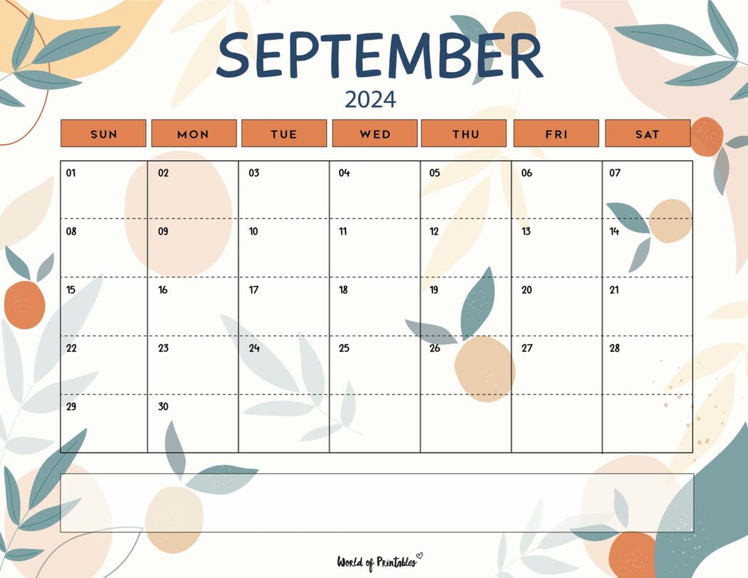 September 2024 Calendars | 100+ Styles - World of Printables