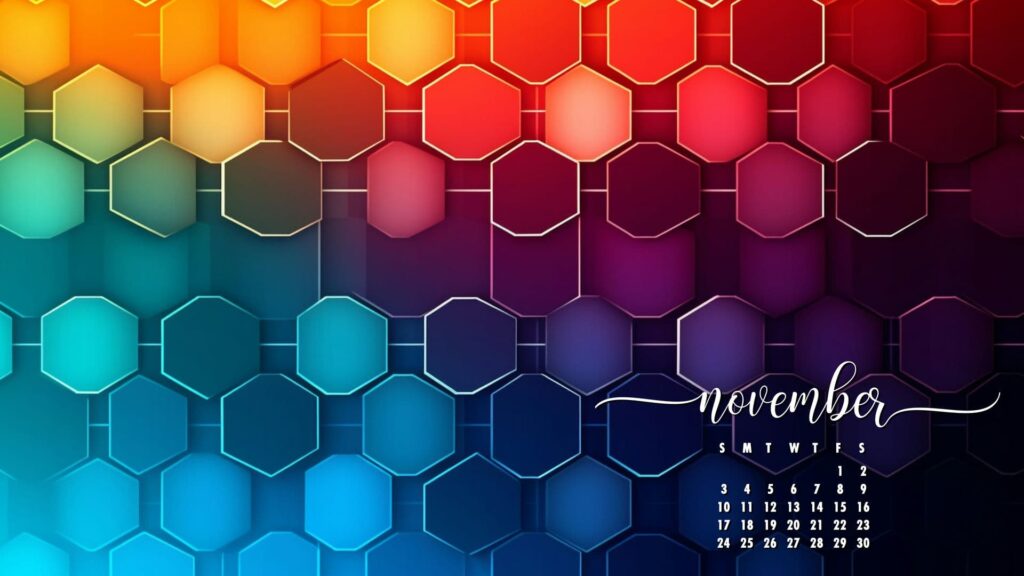 Simple November Desktop Wallpaper