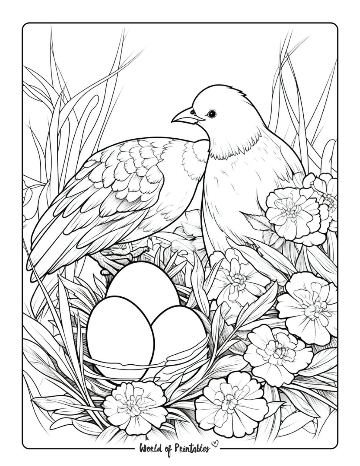 200+ Free Printable Easter Coloring Pages For Kids & Adults - World of ...
