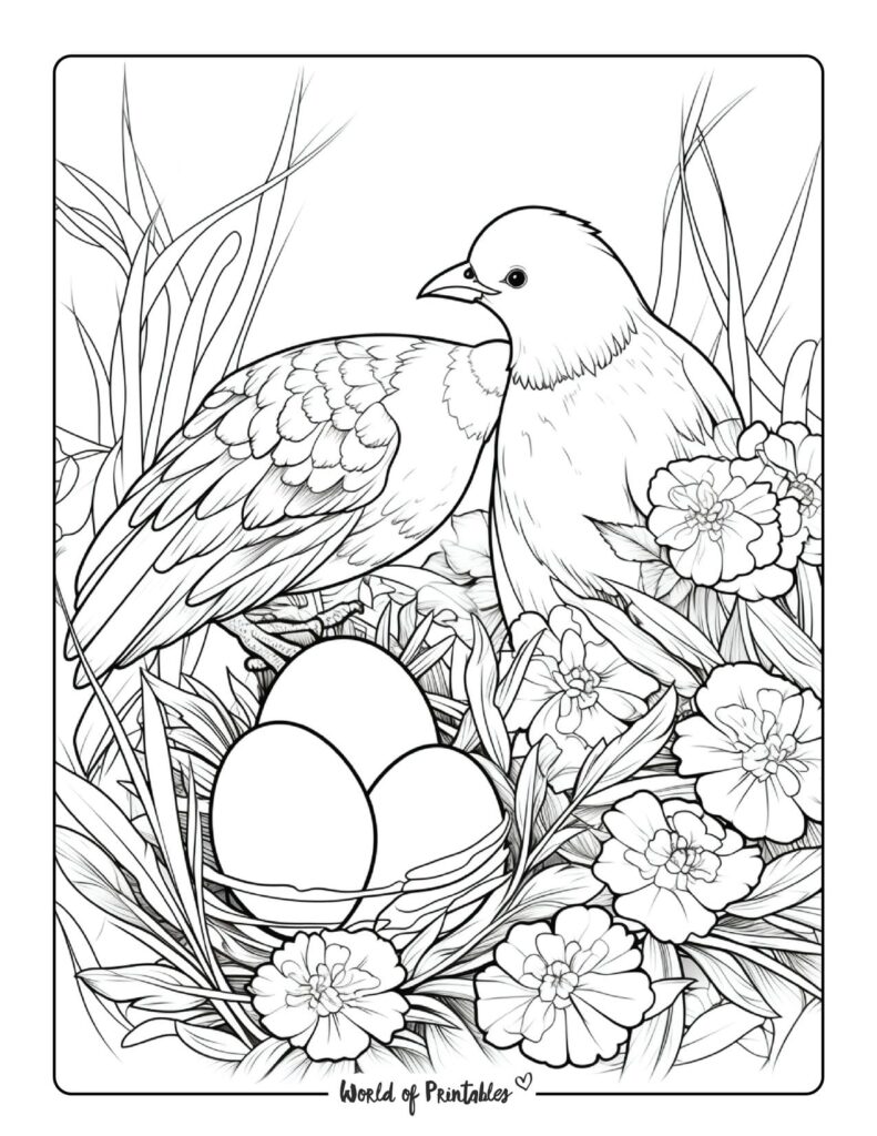 200+ Free Printable Easter Coloring Pages For Kids & Adults - World of ...