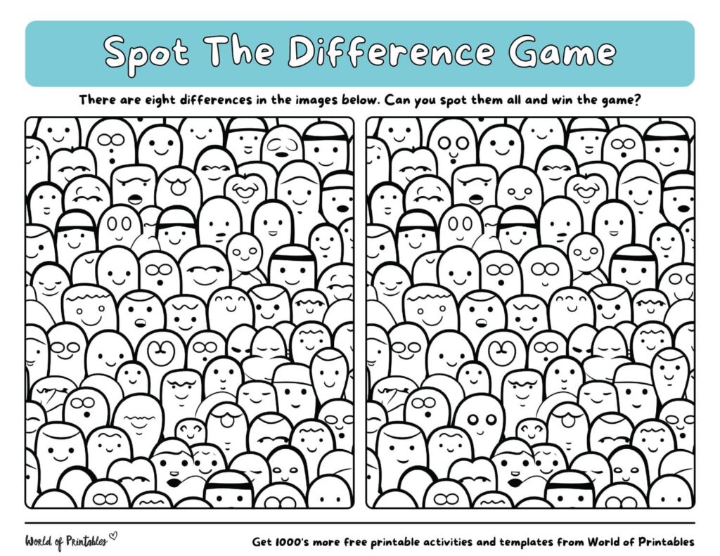 Doodle Spot the Difference Hard