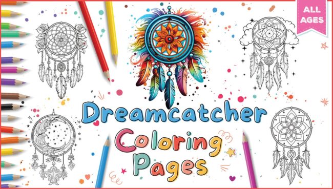 Dreamcatcher Coloring Pages