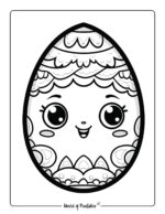 Easter Egg Coloring Pages - World of Printables