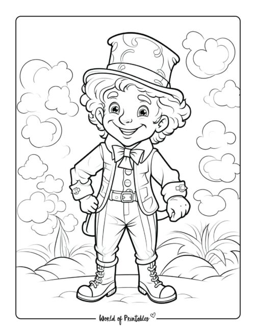Happy Coloring Pages St Patricks Day