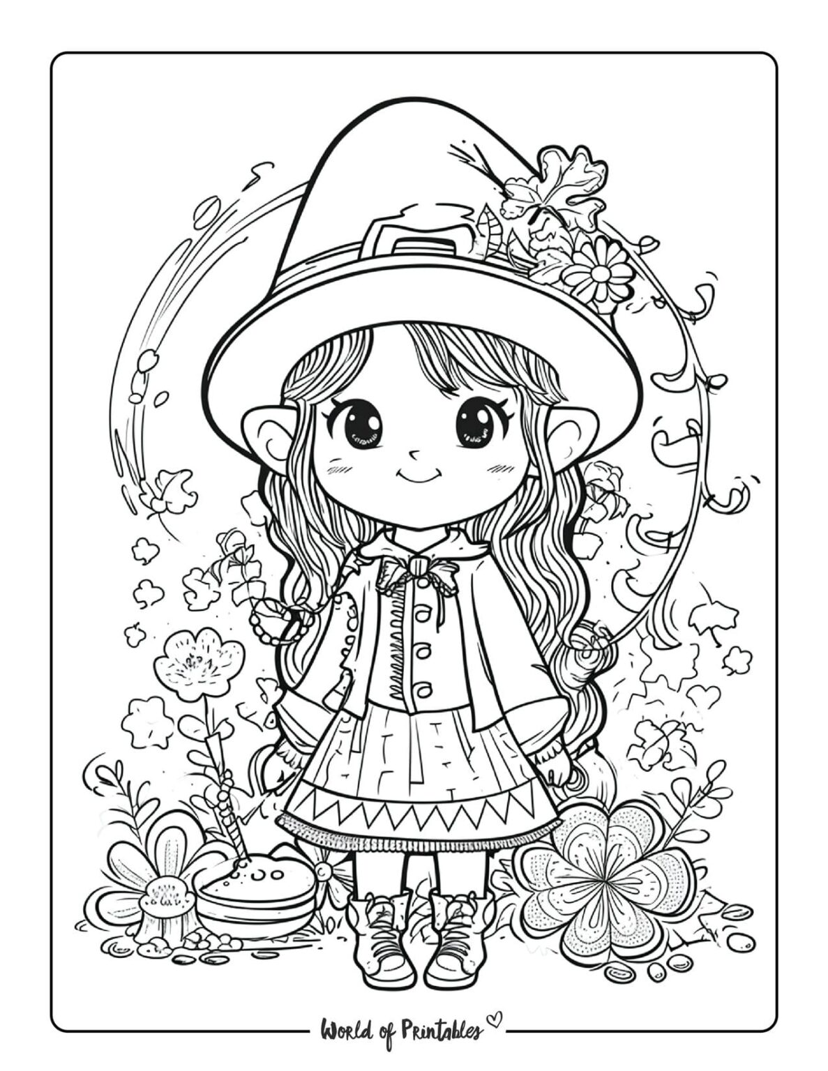 Leprechaun Coloring Pages - World of Printables