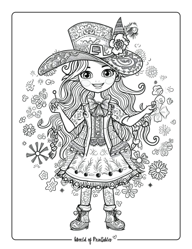 Leprechaun Coloring Pages - World of Printables