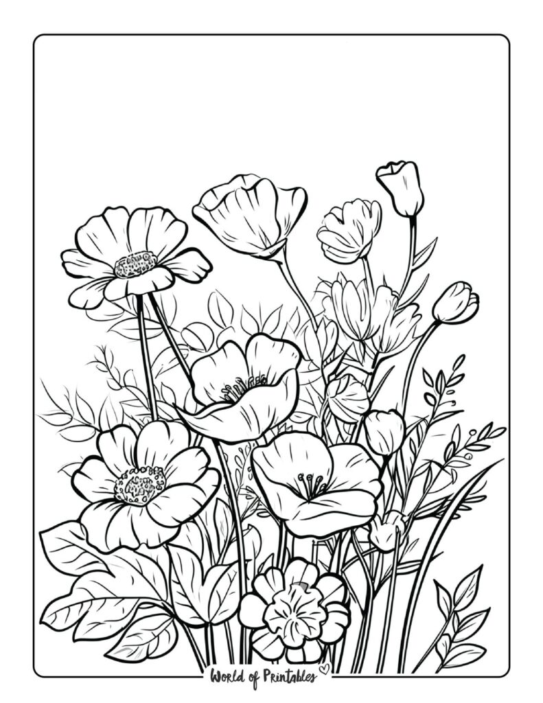 Mother's Day Coloring Pages - World of Printables