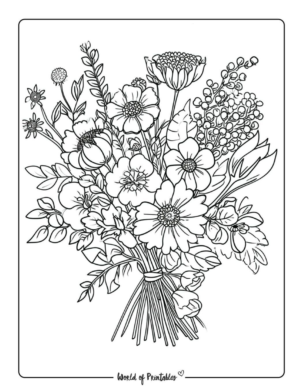 Mother's Day Coloring Pages - World of Printables