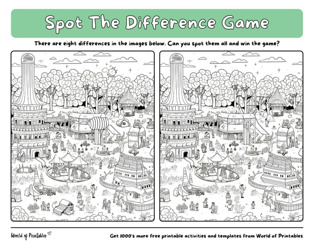 Spot the Difference Hard Coloring