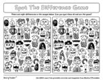 Hard Spot The Difference Games - World of Printables