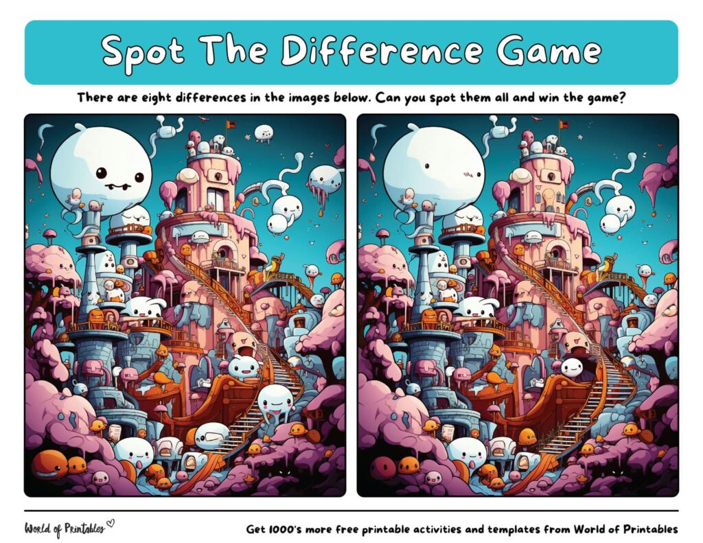 Spot the Difference Hard Free