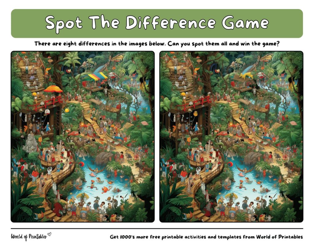 Spot the Difference Hard Scene