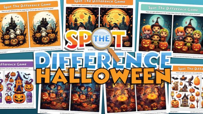 Spot the difference Halloween