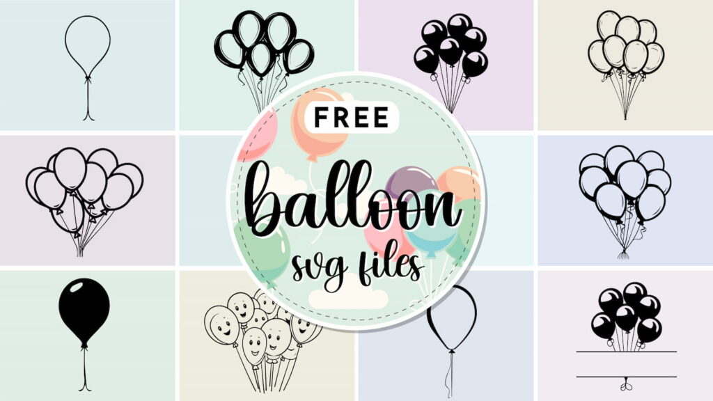 Free Balloon SVG Files
