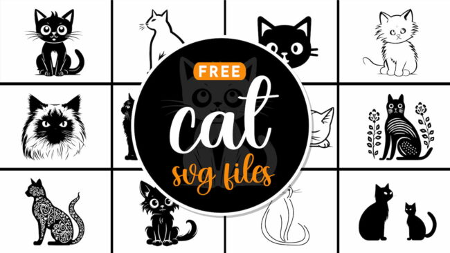 Free Cat SVG Files