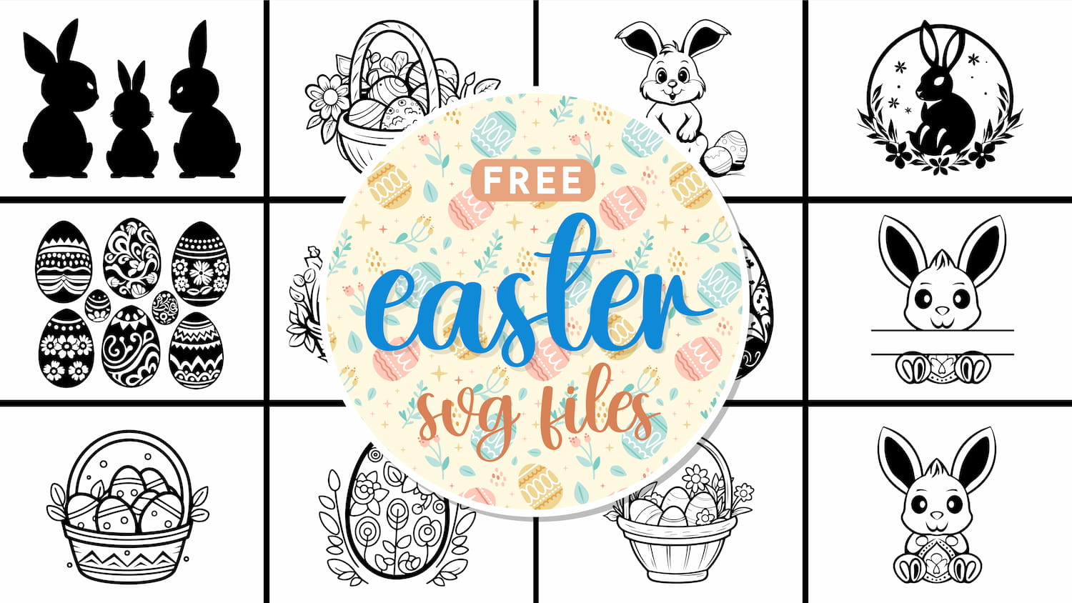 50 Free Easter SVG Files - World of Printables