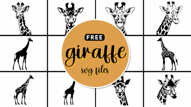 Free Giraffe SVG Files