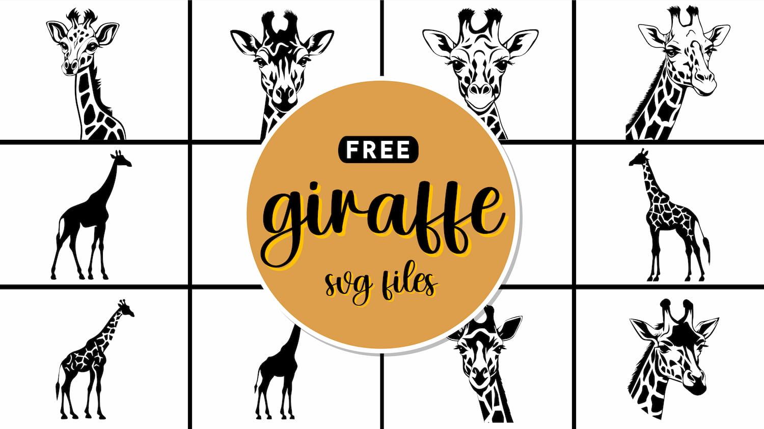 Giraffe Papercut Template Giraffe Svg - vrogue.co