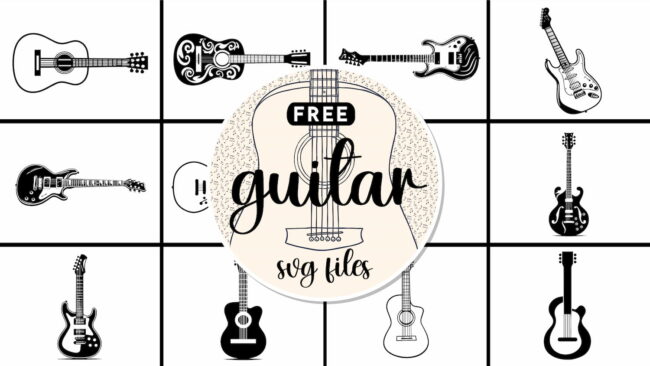 Free Guitar SVG Files