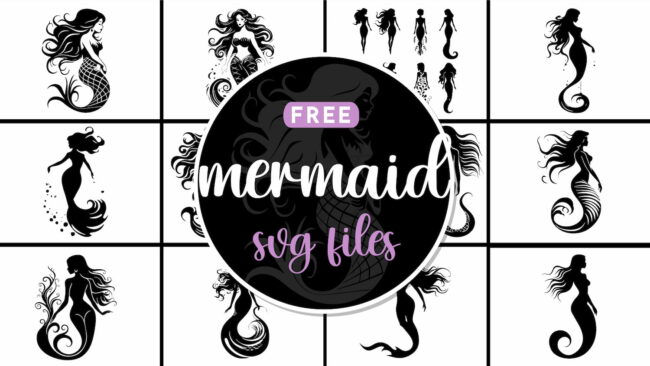 Free Mermaid SVG Files