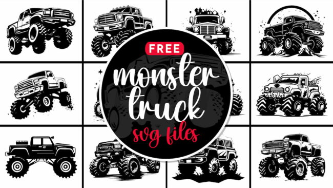 Free Monster Truck SVG Files