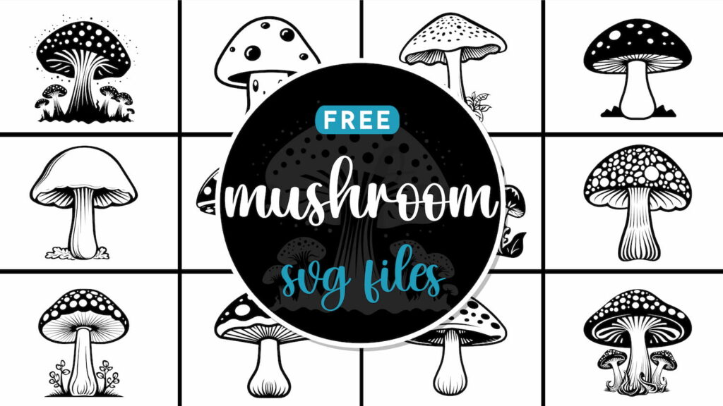 Free Mushroom SVG Files-01