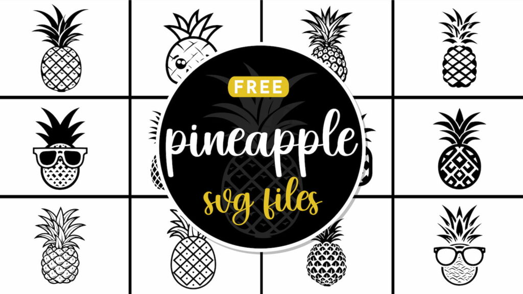 Free Pineapple SVG Files-01