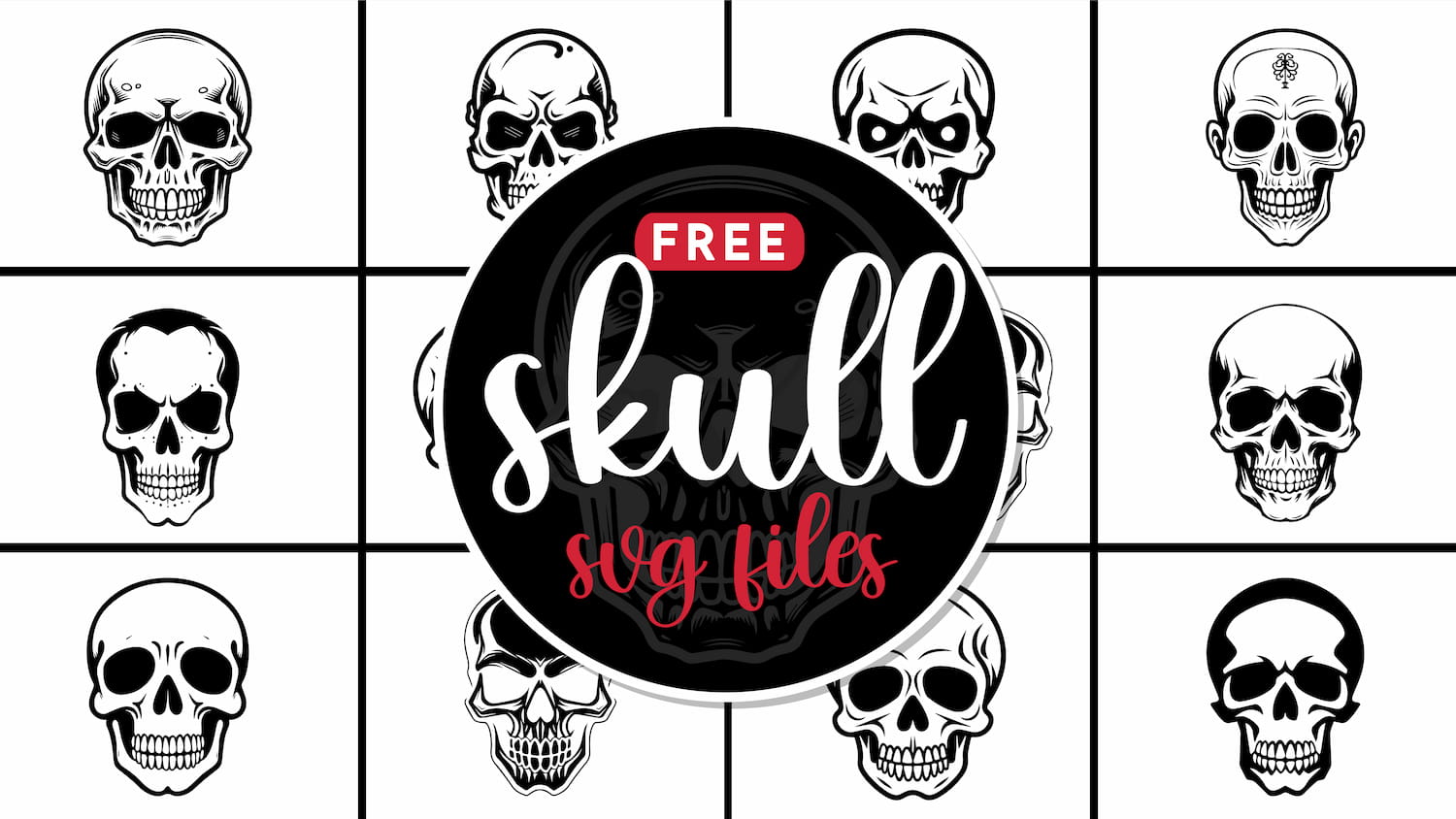 Free Skull SVG Files - World of Printables