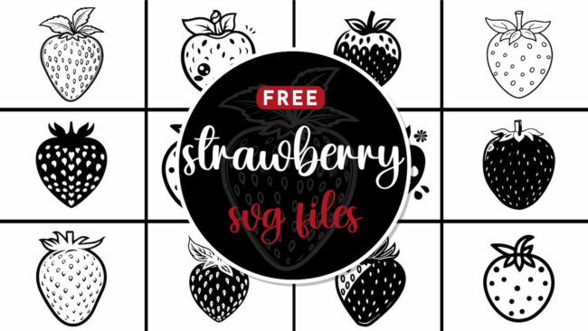 Free Strawberry SVG Files