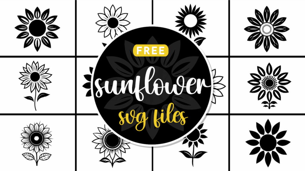 Free Sunflower SVG Files