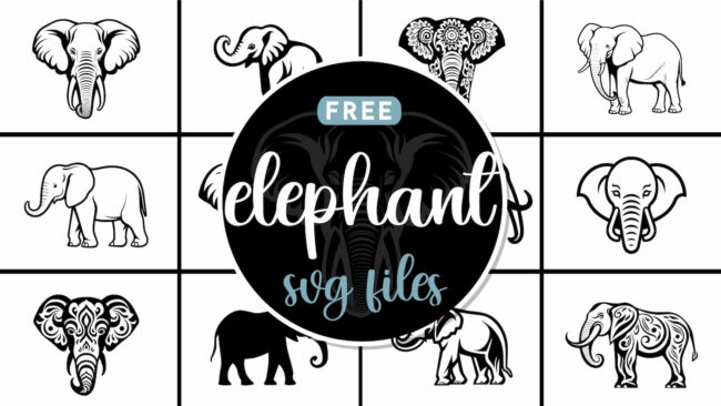 Free elephant SVG Files