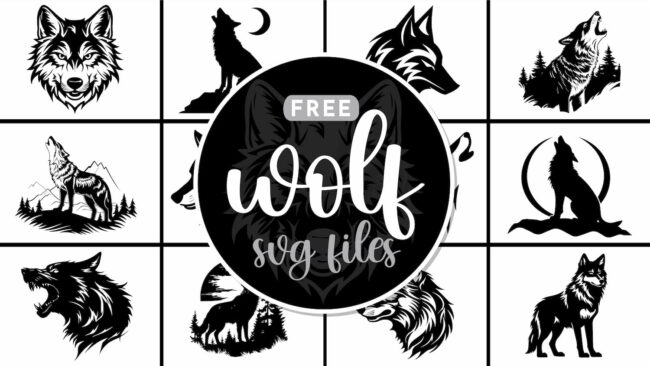 Free wolf SVG Files