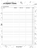 FREE Printable Bill Tracker PDF - World of Printables