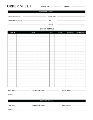 FREE Printable Purchase Order Template - World of Printables