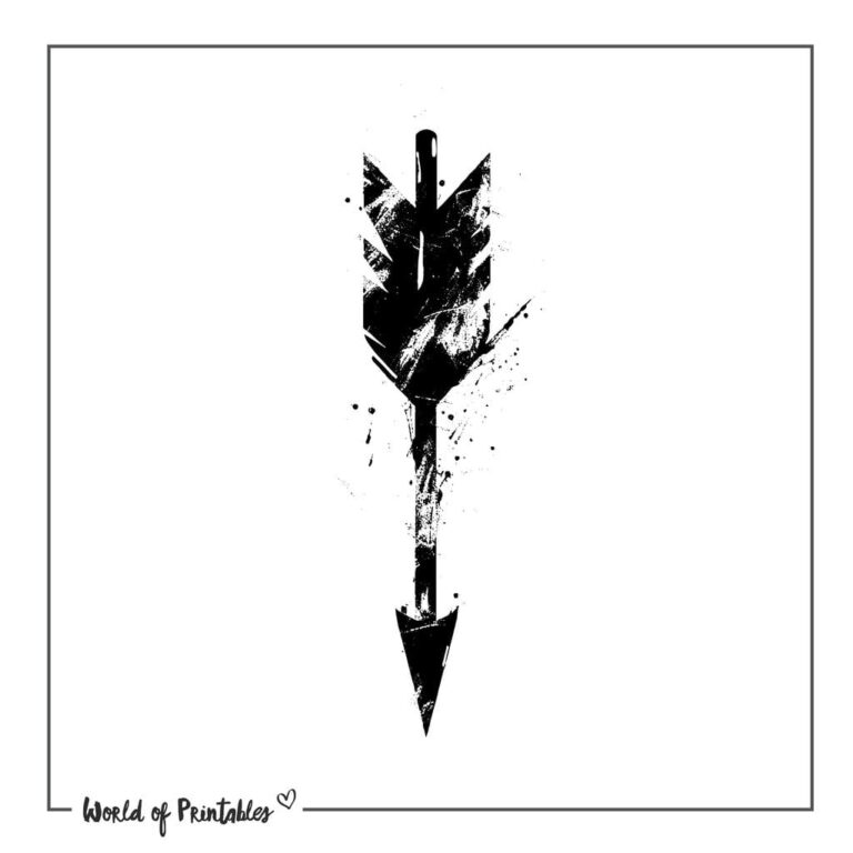 Arrow Tattoo Designs - 135+ Printable Designs & Ideas - World of Printables