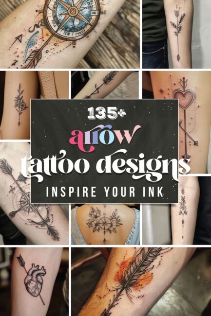 Arrow Tattoo Designs - 135+ Printable Designs &amp; Ideas - World of Printables