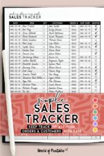 FREE Sales Tracker Template PDF - World of Printables