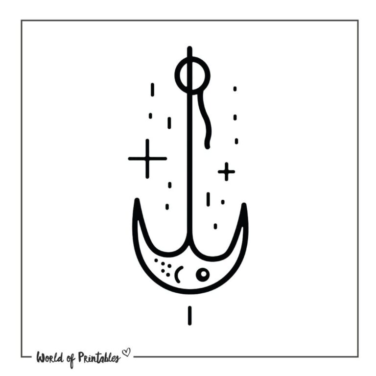 Anchor Tattoo Designs - 55+ Printable Designs &amp; Ideas - World of Printables